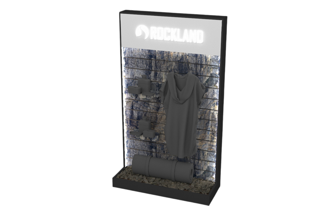 Ekspozytory wolnostające z podświetleniem